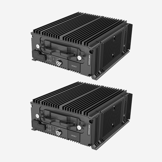 HIKvision AE-MD7083 8-channel mobile DVR with 4G, GPS, Wi-Fi, HDD/SSD backup, and AI driver assistance features