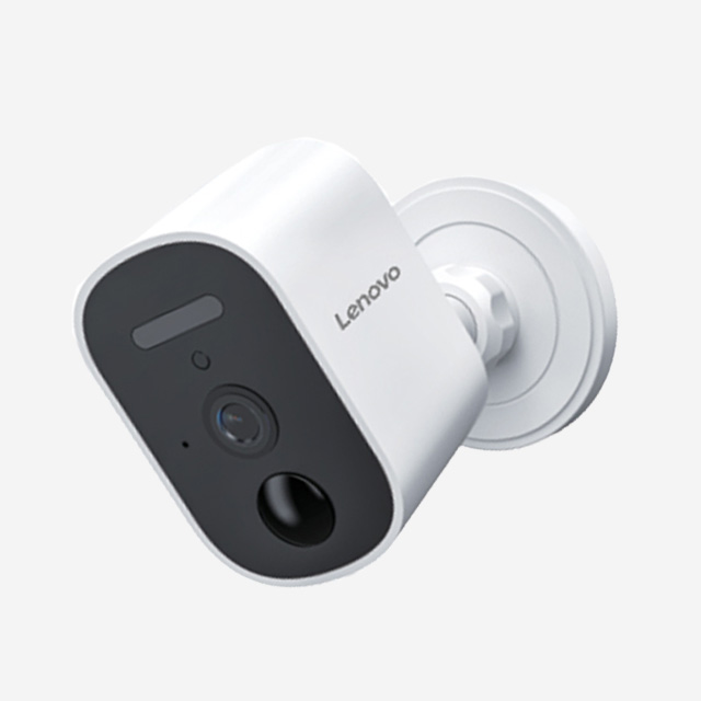 Lenovo Smart Camera JA-S7 (4G) with smart power-saving modes, low-battery alerts, auto restart, and event recording function.