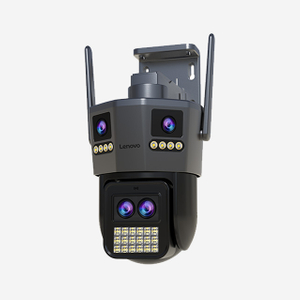 Lenovo Smart Zoom Camera W14C-Z with 10MP lenses, 10x zoom, night vision, personal tracking, and intercom.