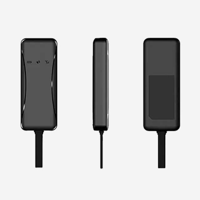 HIKvision GPS tracker with real-time vehicle location, vibration alarm, ignition status, offline storage, and OTA upgrade.