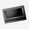 HIKvision CVBS display, 7-inch TFT LCD monitor, rear camera support, multi-channel input, DVR connection.