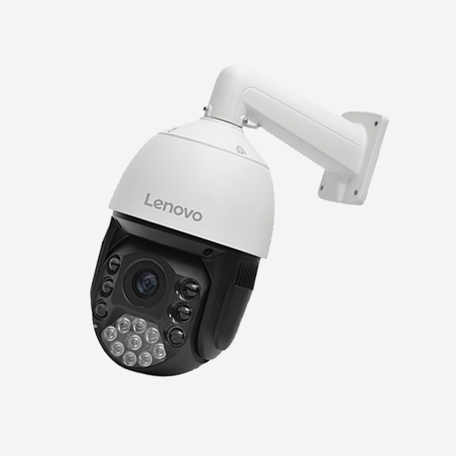 Lenovo NS70GH Pro PTZ camera with 3D human tracking, optical zoom, two-way audio, app alerts, and ONVIF support.