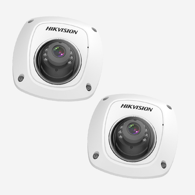 HIKvision 2MP indoor IP camera with 120 dB WDR, IP66 waterproof, and IK10 vandal resistant design