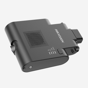 HIKvision 3-channel dash camera with 1080P, GPS speed overlay, WiFi, 4G, DSM alarm, gyroscope, dual TF card, and App control.