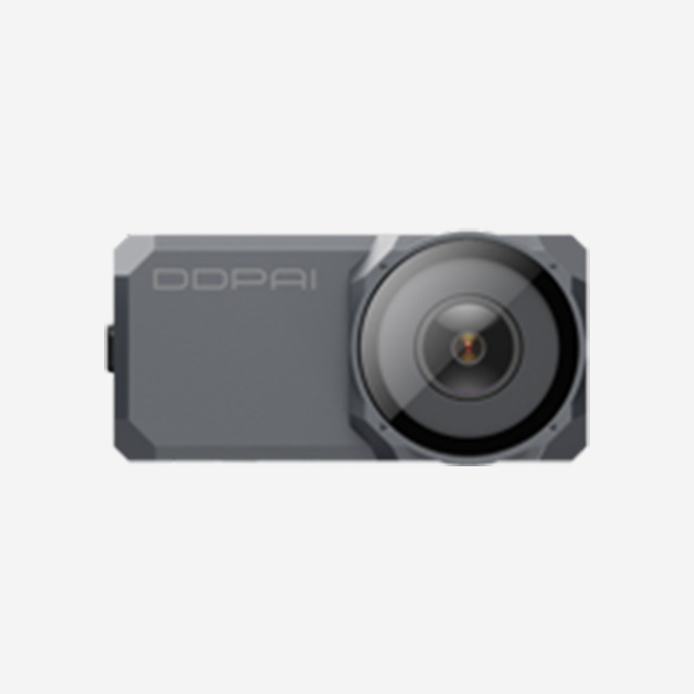 DDPAI Ranger M1 3K motorcycle riding camera with F1.55 lens, 145° wide view, IP67 waterproof, and advanced stabilization.