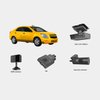 Hikvision 3CH 1080P taxi dash camera with GPS, Wi-Fi, and driver monitoring system.
