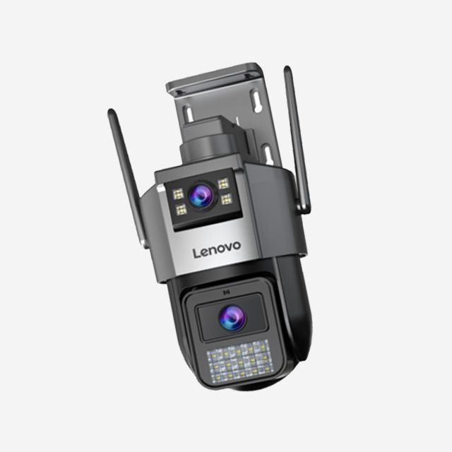 Lenovo Smart Zoom Camera G4 W11C-Z dome with 6MP, 4G, PTZ rotation, 8x zoom, night vision, human detection.