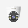 Lenovo 738 4MP outdoor security camera with H.265 video, IR night vision, two-way audio, and mobile monitoring support.
