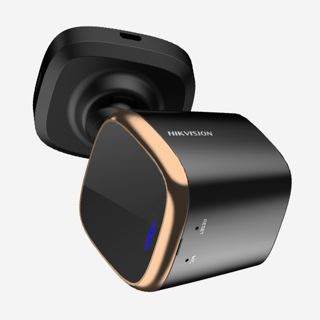 HIKvision AE-DC5113-F6S 1600P dash camera with 2-inch touch screen, WiFi, GPS, ADAS, and F1.6 night vision lens.