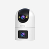 JOOAN W8-U outdoor Wi-Fi dual-lens camera with 3MP HD, H.265 video, night vision, dual-band Wi-Fi, and Cam720 app control.