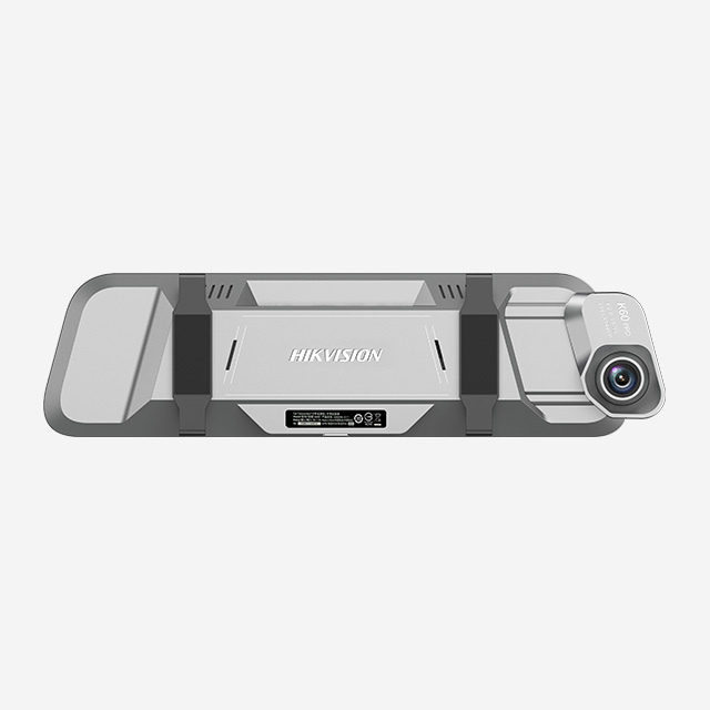 HIKvision AE-DC4928-K60PRO dual cam rearview mirror with 2K front, 1080P rear, Wi-Fi APP, G-sensor, and parking monitor.