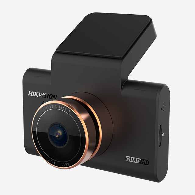 HIKvision AE-DC5313-C6PRO 1600P dash camera with WiFi, GPS, 3-inch IPS display, ADAS, and F1.6 night vision lens.