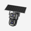 Lenovo Smart Camera G4S4 with 6MP lenses, three-screen view, night vision, 4G data, solar panel, and standby.