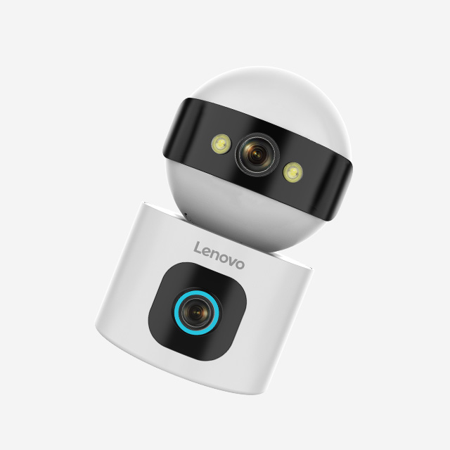 Lenovo XW1-U Wi-Fi Smart Camera with 1080P HD, 360 degree PTZ, night vision, cloud storage, and human detection.
