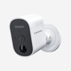 Lenovo Smart Camera JA-S7 with PIR infrared detection, 3MP HD image quality, dual 18650 batteries, and Type-C charging.