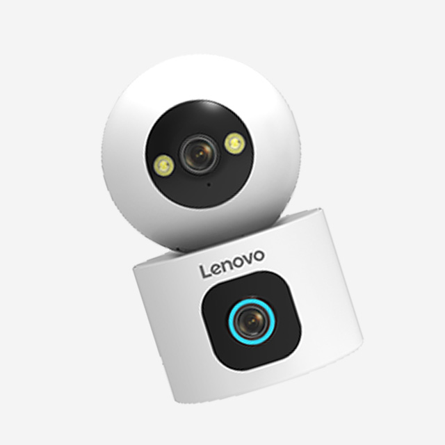 Lenovo XW2 10MP 5G dual-band smart PTZ camera with human tracking, night vision, and cloud storage support.