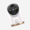 Lenovo C5X AI 360° smart security camera with night vision, motion alarm, voice recording, Wi-Fi, and cloud storage.