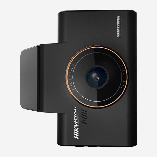 HIKvision AE-DC5313-C6PRO 1600P dash camera with WiFi, GPS, 3-inch IPS display, ADAS, and F1.6 night vision lens.