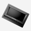 HIKvision CVBS display, 7-inch TFT LCD monitor, rear camera support, multi-channel input, DVR connection.