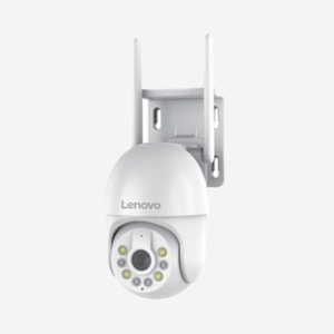 Lenovo X5Q PTZ dome camera 3MP with full-color night vision, automatic tracking, two-way audio, and mobile app.
