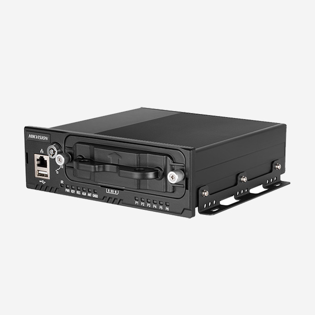 HIKvision AE-MN5043 4-ch mobile NVR with 5MP IP cameras, GPS, 4G, Wi-Fi, and HDD backup support