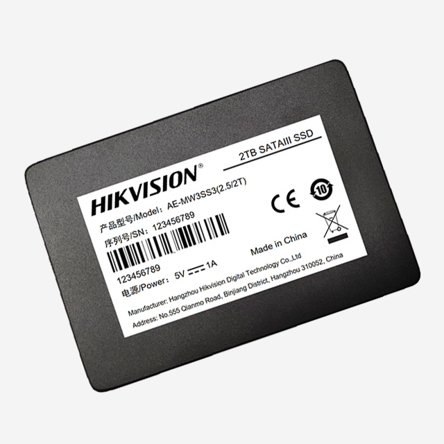 HIKvision SSD card with 512GB, 1TB, 2TB, SATA III 6Gbps, NCQ, TRIM, designed for vehicle monitoring.