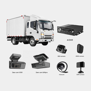 Hikvision 360 truck dash cam with 1080P HD, 4G GPS, Wi-Fi, and waterproof design for fleet video monitoring system.