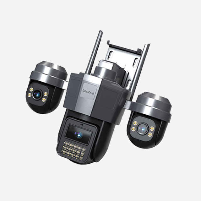 Lenovo Smart Camera G4W19C dome 15MP with 4G, PTZ, night vision, motion alarm, and waterproof design.