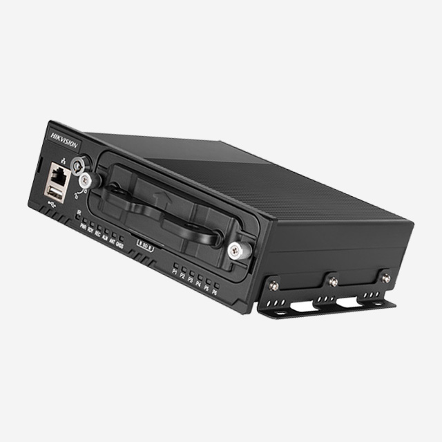 HIKvision AE-MN5043 4-ch mobile NVR with 5MP IP cameras, GPS, 4G, Wi-Fi, and HDD backup support