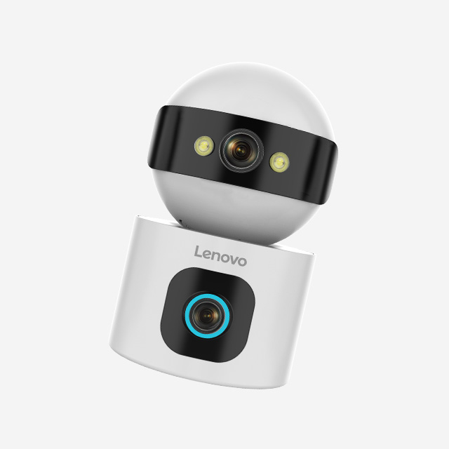 Lenovo XW1-U Wi-Fi Smart Camera with 1080P HD, 360 degree PTZ, night vision, cloud storage, and human detection.