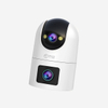 JOOAN W8-U outdoor Wi-Fi dual-lens camera with 3MP HD, H.265 video, night vision, dual-band Wi-Fi, and Cam720 app control.